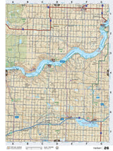SKSK26 Wall Map - Herbert - Backroad Maps