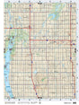 SKSK40 Wall Map - Nokomis - Backroad Maps