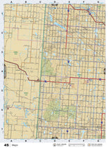 SKSK45 Wall Map - Major - Backroad Maps