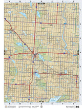 SKSK46 TOPO Map - Kerrobert - Backroad Maps