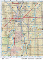 SKSK49 TOPO Map - Saskatoon - Backroad Maps