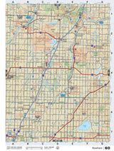 SKSK60 TOPO Map - Rosthern - Backroad Maps