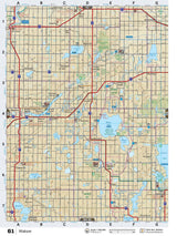 SKSK61 Wall Map - Wakaw - Backroad Maps