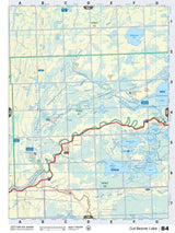 SKSK84 TOPO Map - Cut Beaver Lake - Backroad Maps