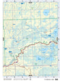 SKSK84 TOPO Map - Cut Beaver Lake - Backroad Maps