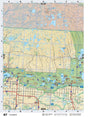 SKSK87 Wall Map - Goodsoil - Backroad Maps