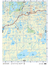 SKSK94 Wall Map - Jan Lake - Backroad Maps