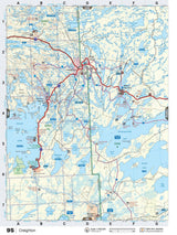 SKSK95 Wall Map - Creighton - Backroad Maps