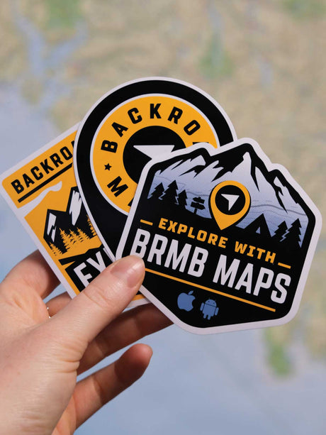 BRMB Maps Bumper Sticker