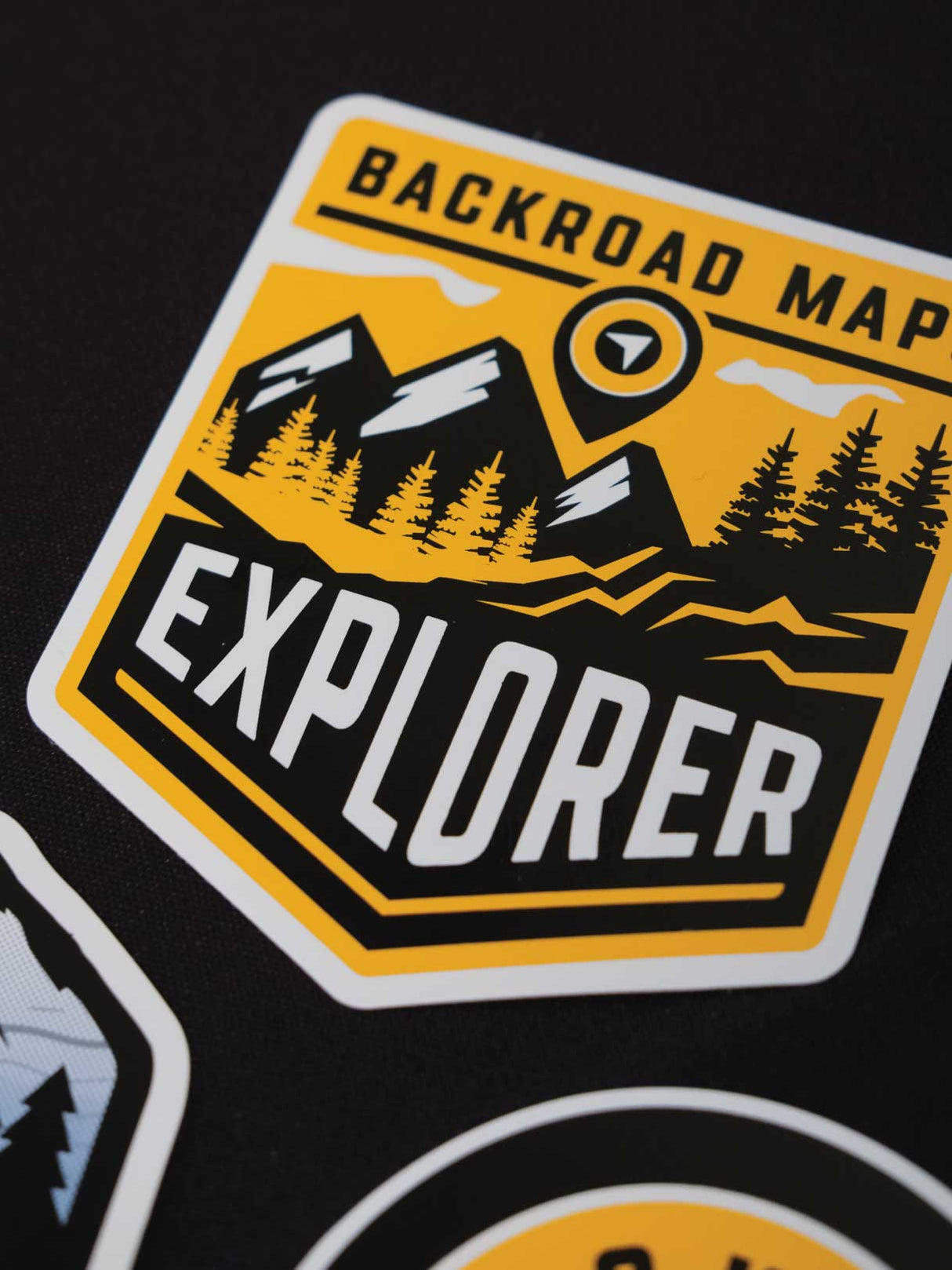 Backroad Maps Explorer Bumper Sticker