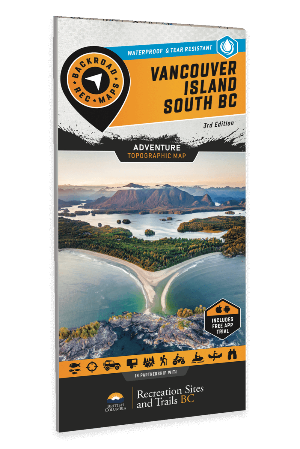 Vancouver Island South BC Recreation Map